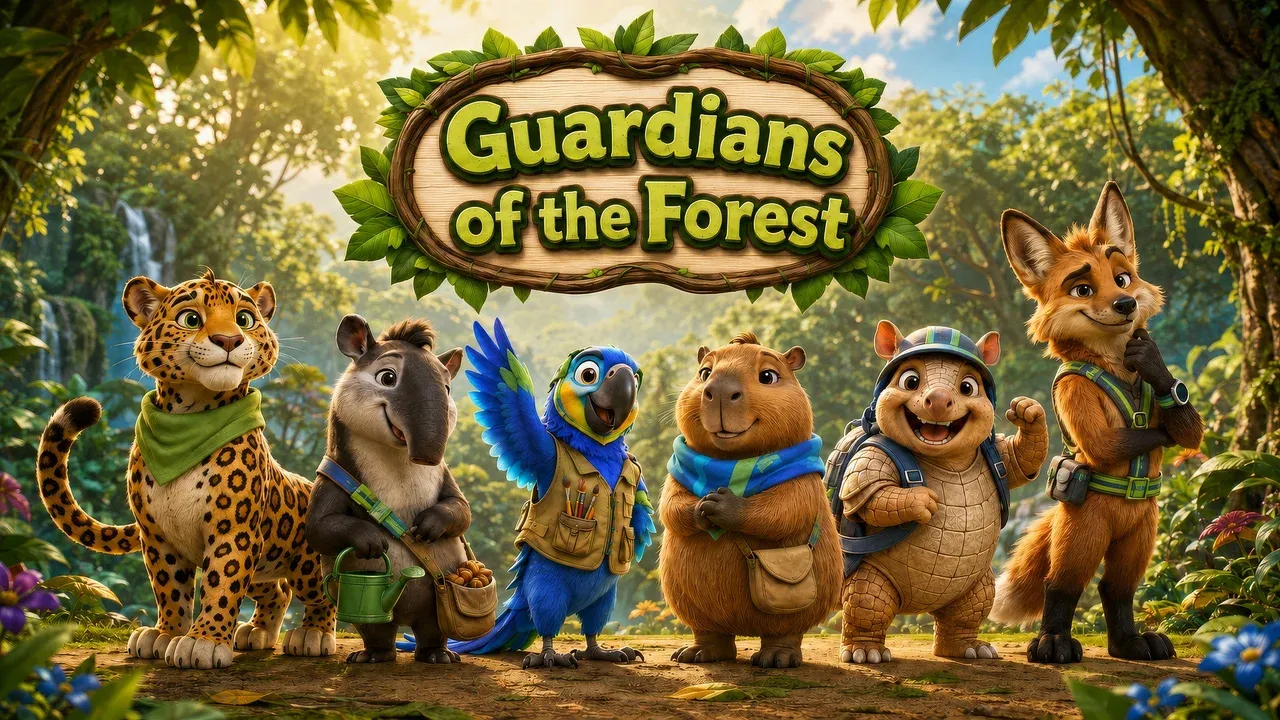 Projeto autoral Noova — Guardiões da Floresta — Curta-metragem com IA