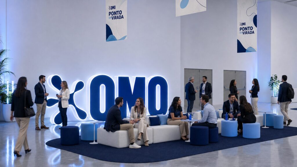 Cenografia OMO criada com IA generativa